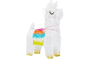 SPARKLE AND BASH Llama Pinata for Mexican Fiesta Party Supplies, Cinco de Mayo Decorations, Birthday Party Centerpiece (Small, 8.5 x 15 x 4.5 In)