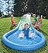 HearthSong Inflatable Water Slide Splash Pool Summer Toys Outdoor Play 12'L Heavy-Duty Vinyl Easy Set Up Ages 4-12