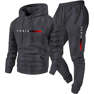 Vividcrate Track Suits for Men Set Pullover Hoodie Sweatpants Mens Track Suits 2 Piece Athletic Jogging Activewear