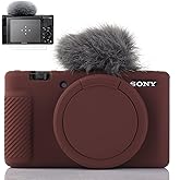 Pocoukate Camera Case for Sony ZV-1, Sony ZV1 Camera Case Digital Camera Anti-Scratch Slim Fit Soft DSLR Camera Sleeve with Z