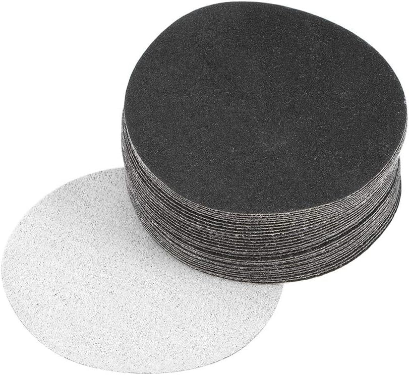 TA-VIGOR 30Pcs 75mm Wet and Dry Sanding Discs, 240 Grit 3 Inch Hook and Loop Sandpaper Electrostatic Sand Planting Silicon Carbide Sanding Discs