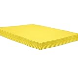 Yellow EVA Foam Sheets, 9 x 12 Inch, 2mm Thick