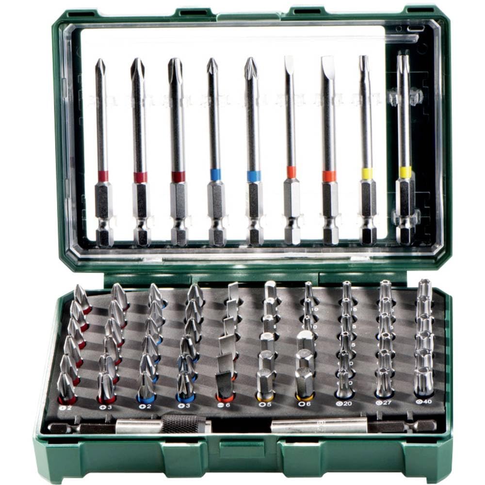 Metabo 626704000 Assorted Screwdriver Bit Set x 71 Pcs