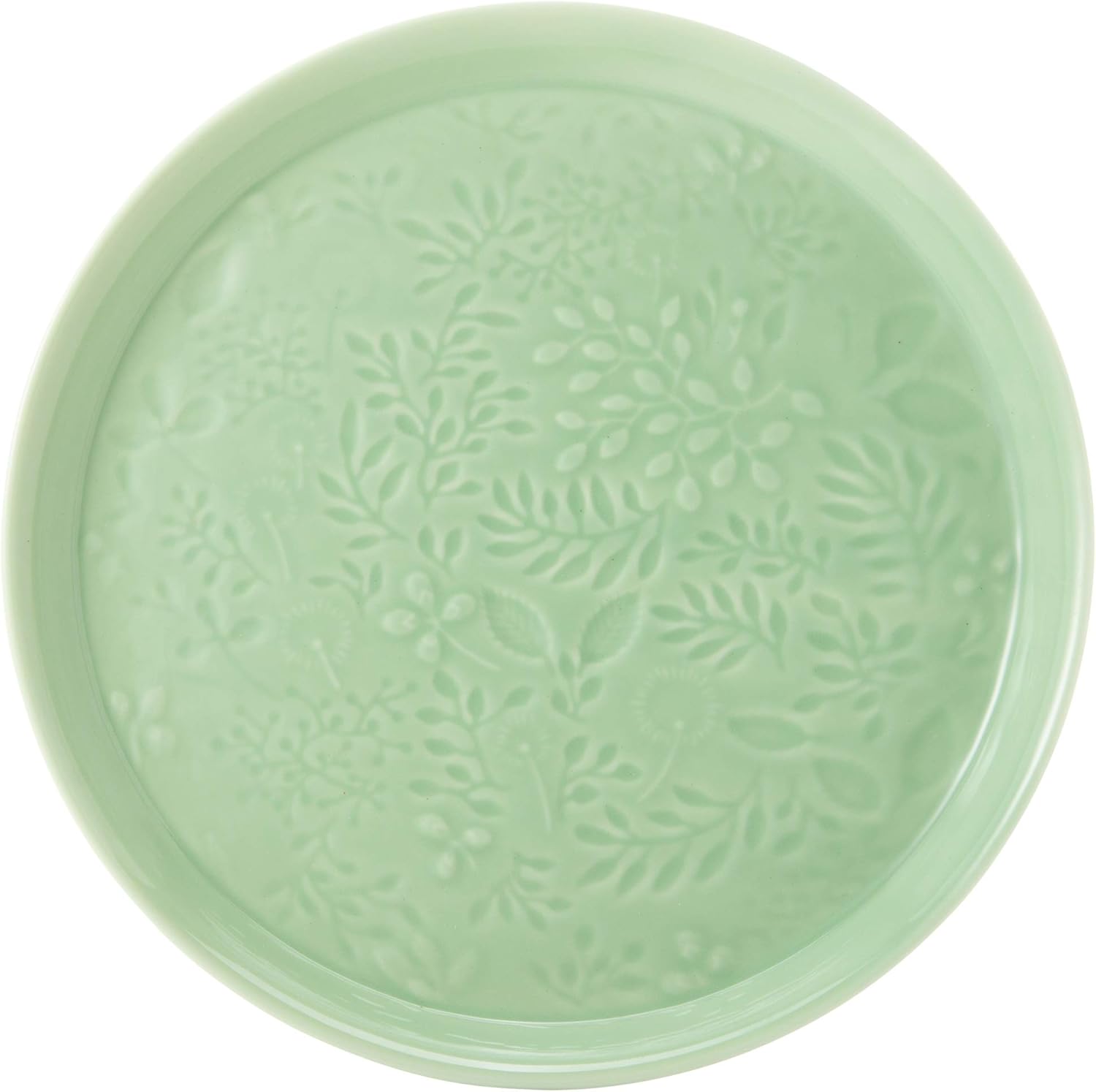 Amazon Co Jp Narumi ナルミ プレート 皿 アンナ エミリア ミッドサマーメドーグリーン 径19cm 電子レンジ温め 食洗機対応 日本製 5949 ホーム キッチン