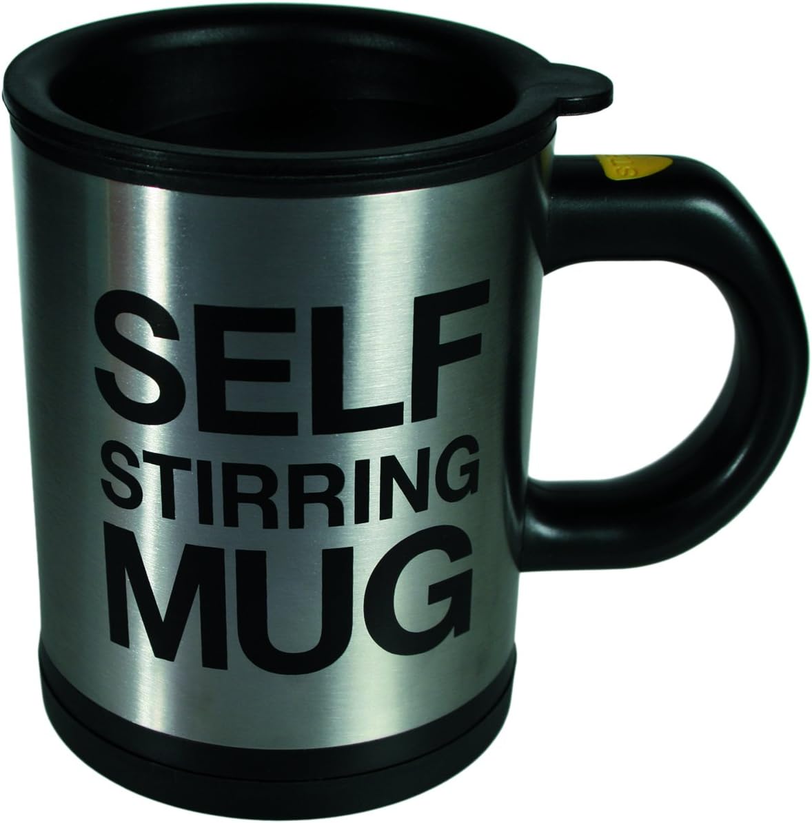 Out of the Blue Self Stirring Mug, Plastic, Stainless Steel and Wood