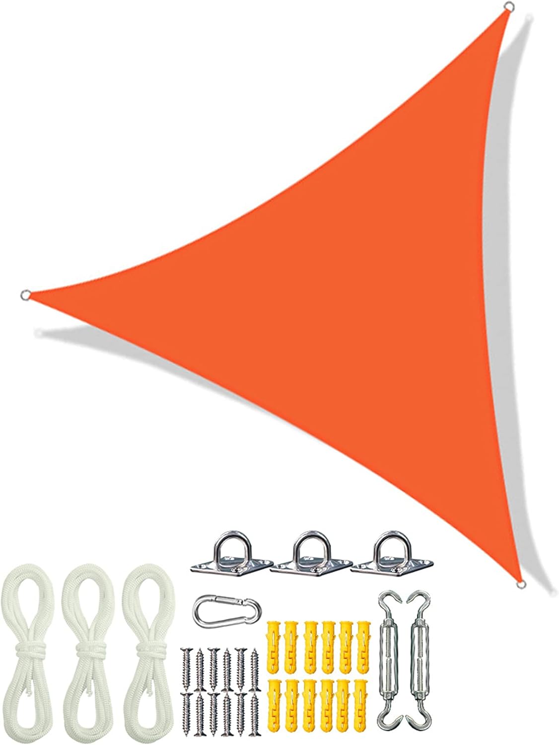 swimming pool shade sails on Amazon Com Hyzxk Sun Shade Sail Triangle Canopy Awning Sun Cover 90 Uv Block Sunshade Sailswith Fixing Kit Perfect For Outdoor Patio Balcony Backyard Yard Carpark Swimming Pool 2x2x2m Home Kitchen