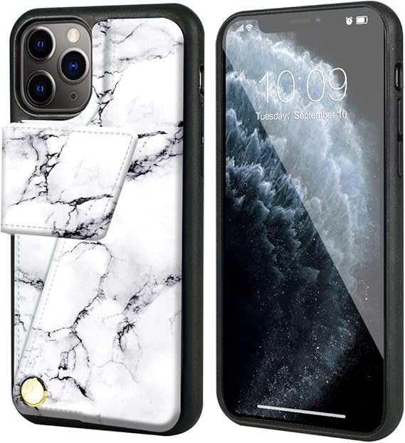 Amazon Com Iphone 11 Pro Max Wallet Case Iphone 11 Pro Max Card Holder Case Zvedeng Iphone 11 Pro Max Leather Case Rotational Wallet Case Slim Handbag For Iphone 11 Pro Max 6 5inch White