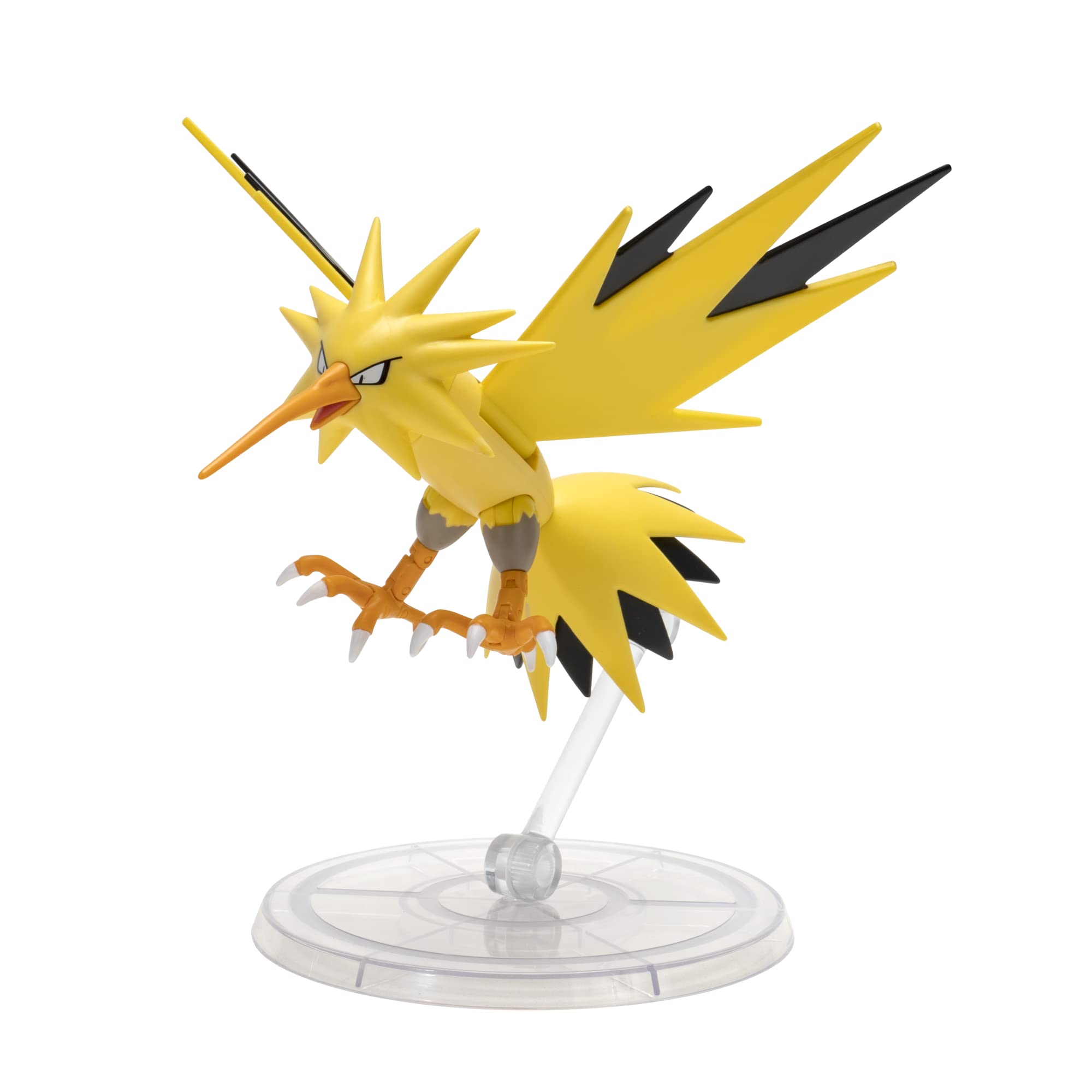 Pokemon SELECT Super-Articulated 6-inch Zapdos - Authentic Details - Select Series