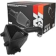 K&N Cold Air Intake System: Dry-Flow Air Filter, Increase Performance & Towing: Compatible with 2019-2024 RAM 1500, 30-1578