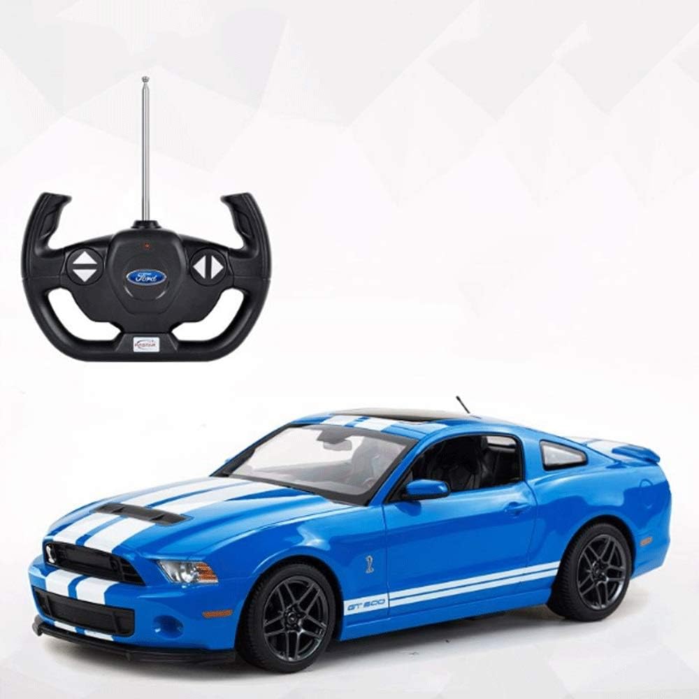 Mopoq Charge Remote Control Toy Model Children Ford Mustang Remote Control Drift Racing boy Toy car Double Grip Remote Parent-Child