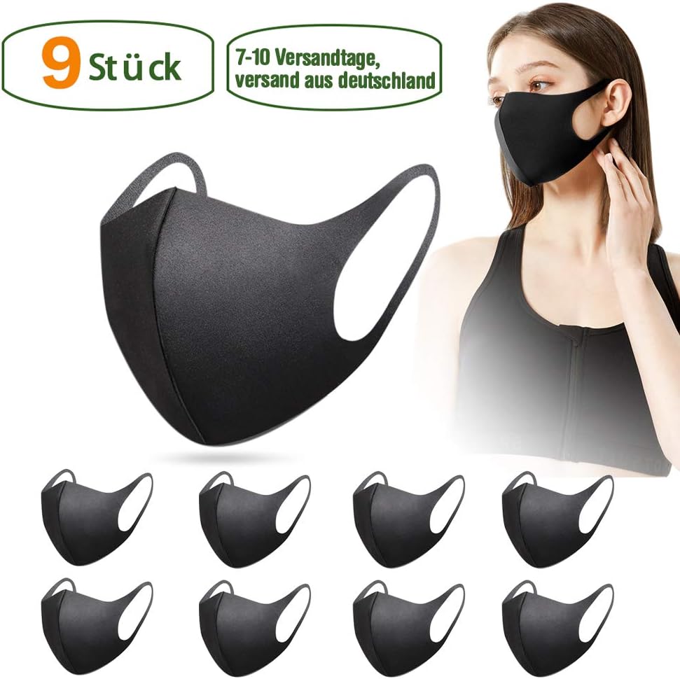 9 Stück Fashion Unisex Wiederverwendbare und waschbare ...