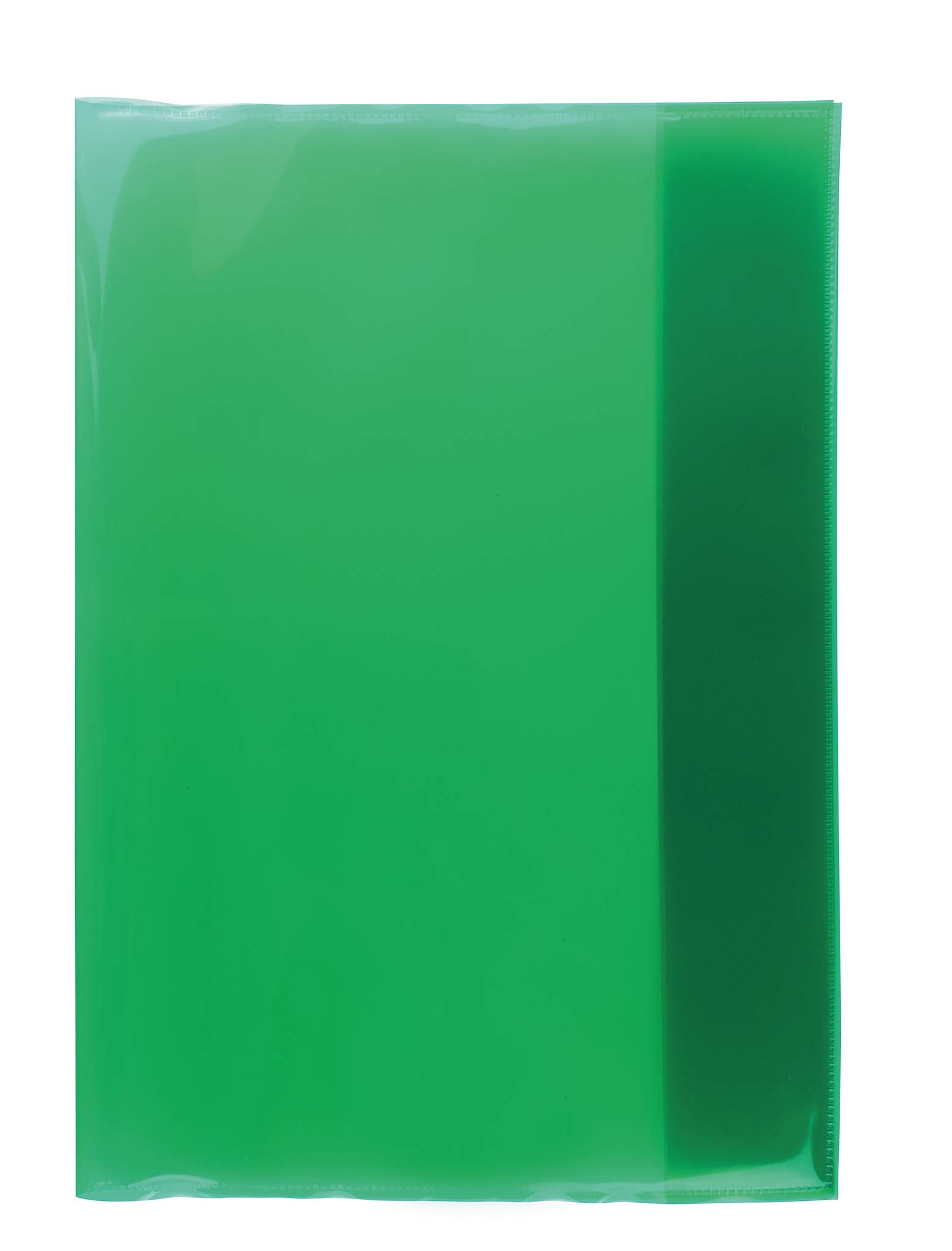 HERMA 19604 Notebook Covers A4 Transparent Green, Pack of 10, Book Covers Made of Durable, Wipe-Clean and Extra Thick Polypropylene Film, Transparent Notebook Cover Set for School Notebooks, Coloured