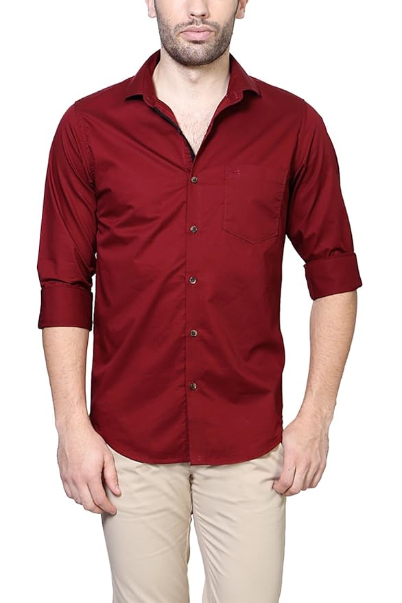 Buy Peter England Red Shirt at Amazon.in