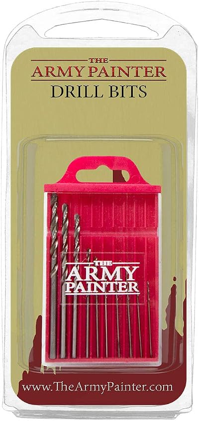 The Army Painter Drill Bits 10-Piece Set Ø 0.7–3.0 mm for Miniatures