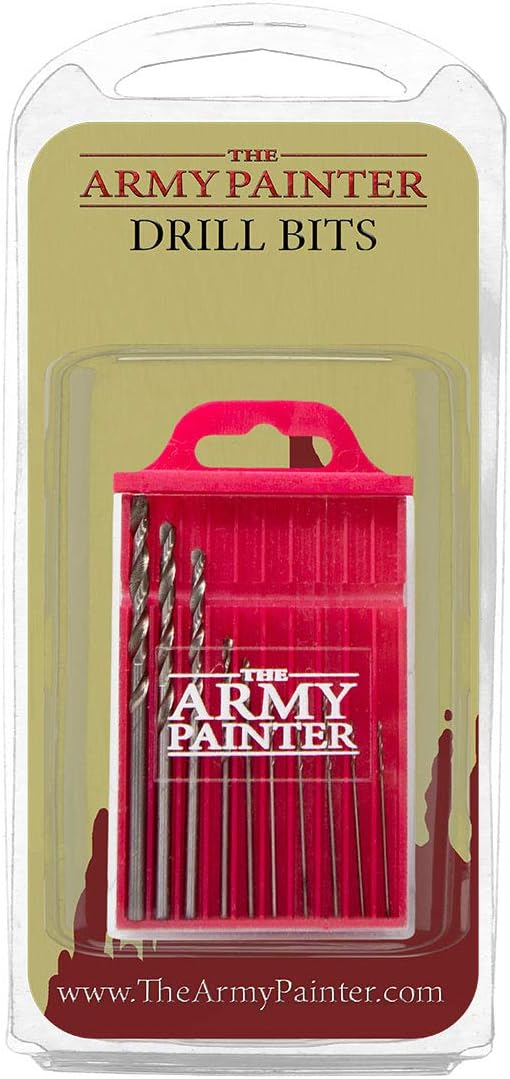 The Army Painter Drill Bits 10-Piece Set Ø 0.7–3.0 mm for Miniatures