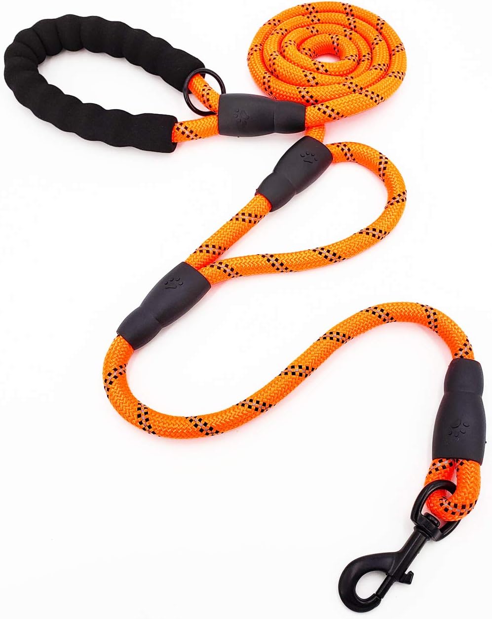 Gyoohthhoost Rope Dog Lead 6FT Long Strong Dog Leads Heavy Duty Double Handle with Padded Gyoohthhoost Rope Dog Lead 6FT Long Strong Dog Leads Heavy Duty Double Handle with Padded