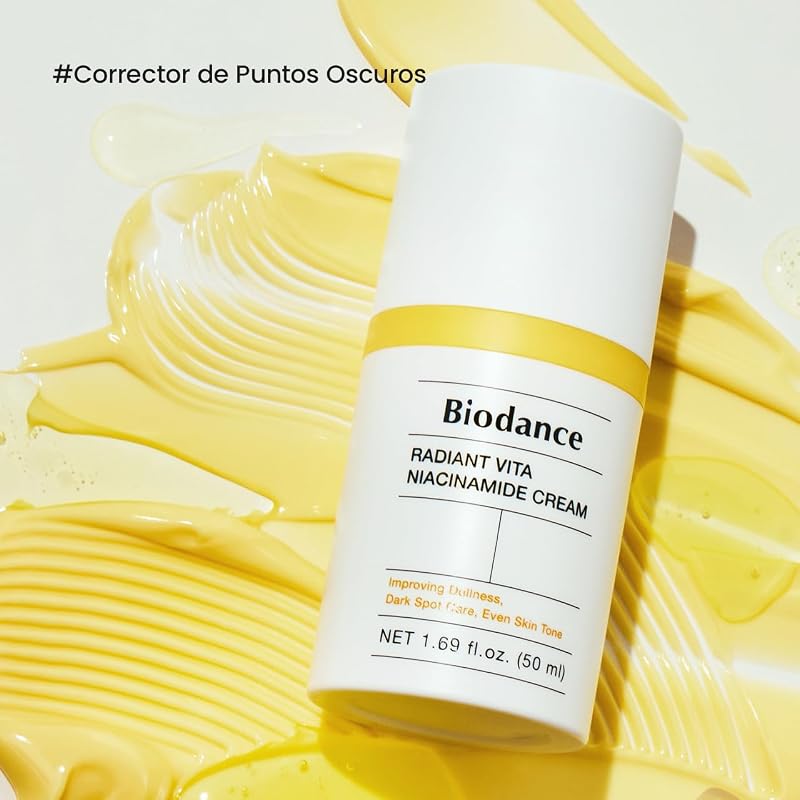 Radiant Vita Niacinamide Cream - Crema Facial Iluminadora con Vitamina C y B12, Corrector de Manchas Oscuras e Hidratante, K-Beauty, Cuidado Facial Coreano, 50ml