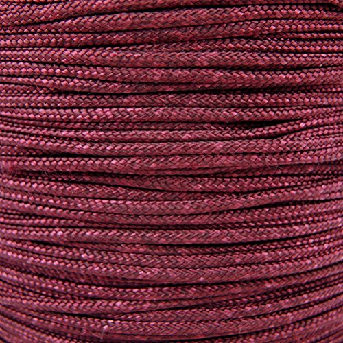 Paracord Planet 43kg Paracord – 1 Strand Type I Parachute Cord for Outdoors and DIY – Burgundy (30 m)