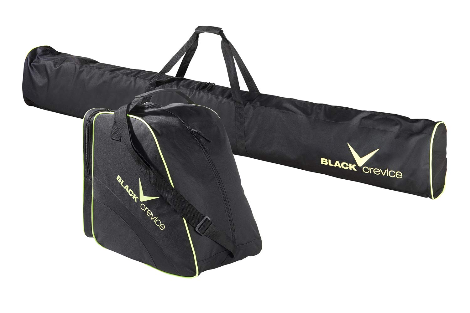 Black Crevice Skitasche und Skischuhtasche, 43 x 27 5 cm, yellow