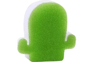 Jubilofex Kitchen Sponges, Cleaning Sponge, Cactus Design Washable Versatile Odourless Brush Double Sided for Dishes Pans Sto