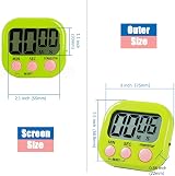 Houdian Digital Kitchen Timer with Magnetic Backing & Stand, Count Up/Down view 2