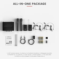 Phenyx Pro Wireless Microphone System, 4-Channel