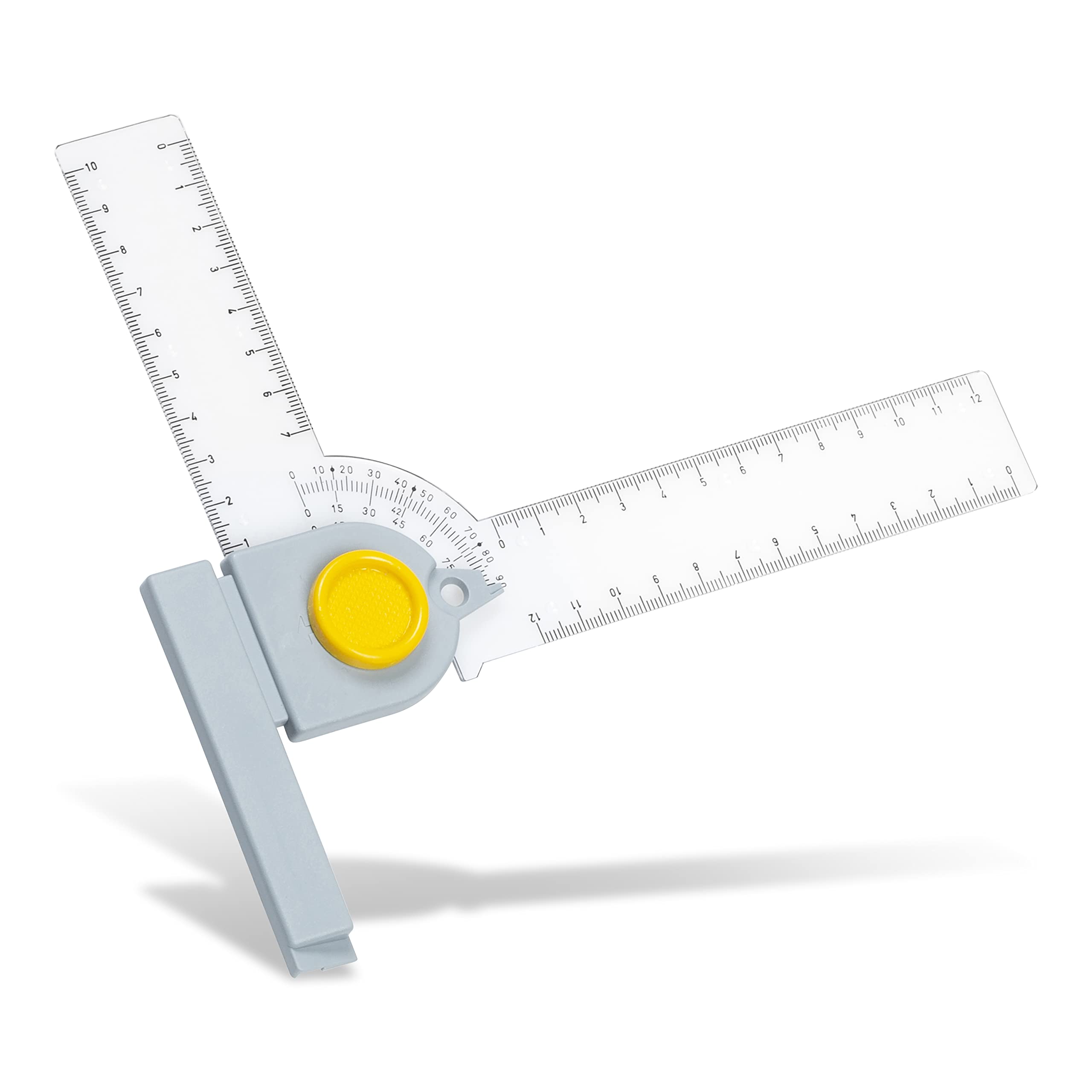 Aristo Angle Marker 15 Inch Locking Mechanism Clear Plastic Angle Ruler Assembled