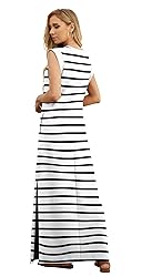 GRECERELLE Womens Summer Casual Round Neck Split