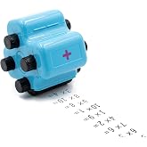 Dykofy Math Roller Stamp for Kids - Addition, Subtraction, Multiplication Division Worksheet Maker - Home School Classroom Math Practice Tool for Kids Ages 5 to10 - Math Teacher Gifts Back to School