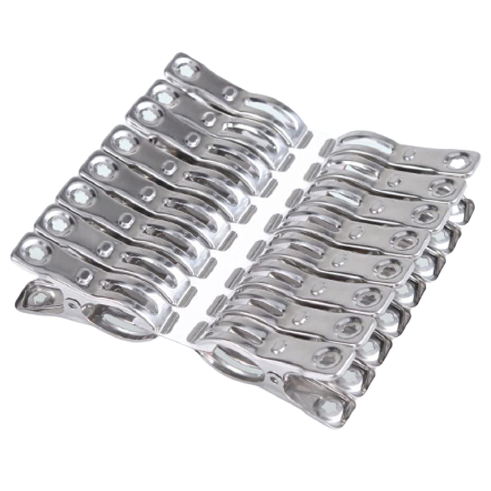 Metal Pegs Clothes Pegs Large Stainless Steel Premium Clothes Pegs Clothes Pegs Large Strong Clips for Daily Laundry Beach Towels Bath Towels Bed Linen and Thick Clothes