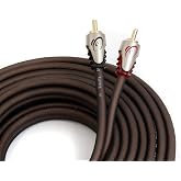 KnuKonceptz Klarity RCA Cable 2 Channel RCA Interconnect 16 Feet (5 Meter)
