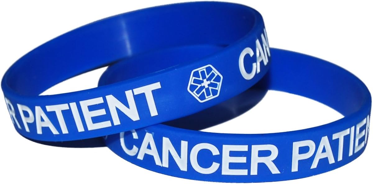 Medical Alert Cancer Patient Awareness Silicone Emergency