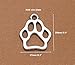 ALIMITOPIA 50pcs Dog Paw Print Pet Charm Alloy Doggy Puppy Cat Animal Footprint Pendant for DIY Necklace Bracelet Jewelry Making Findings(Antique Silver Tone)