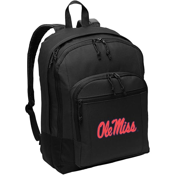 Portefeuille En Cuir Mississippi Rebels (NCAA) - Triple Pli Avec Concho Argenté