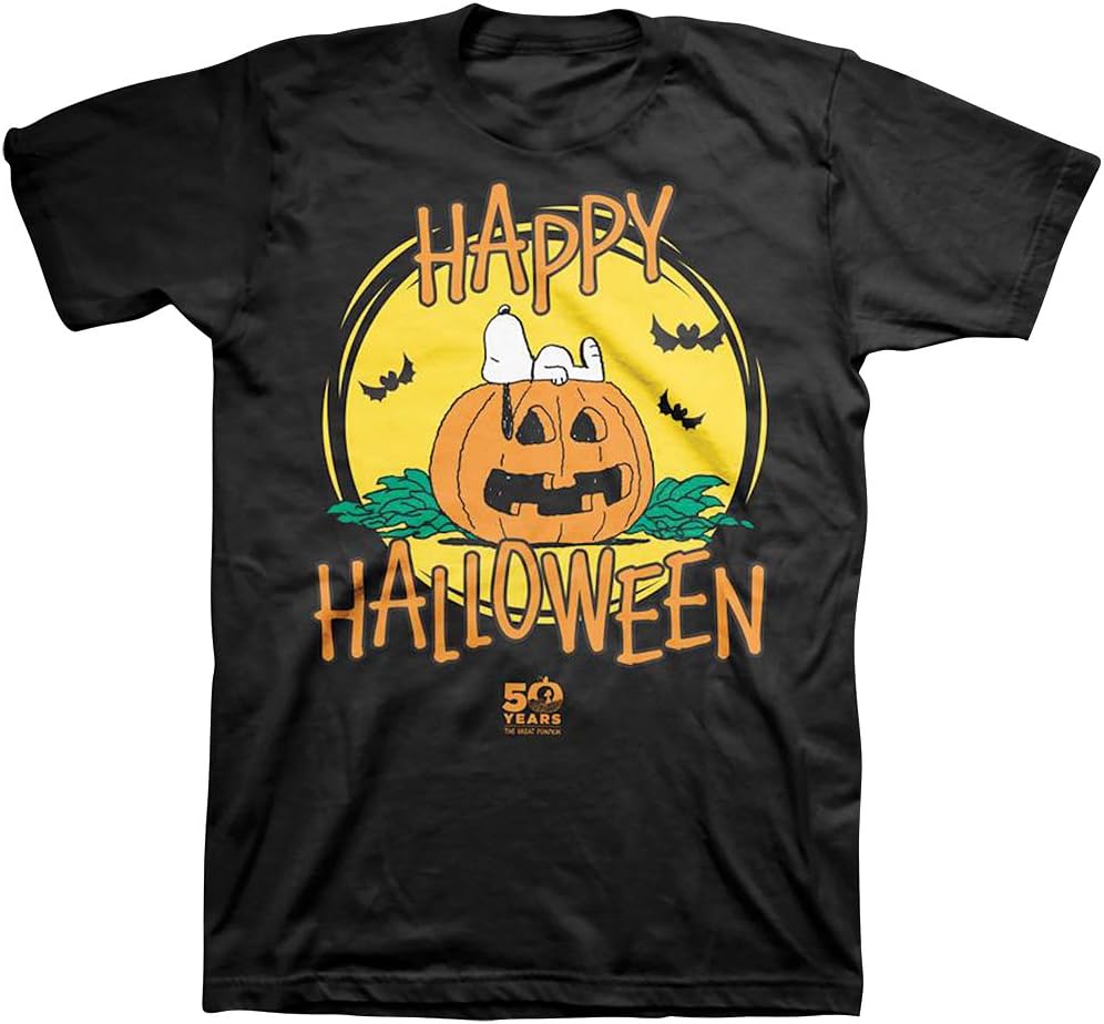 Snoopy Great Pumpkin 50th Anniversary T-Shirt, Happy Halloween