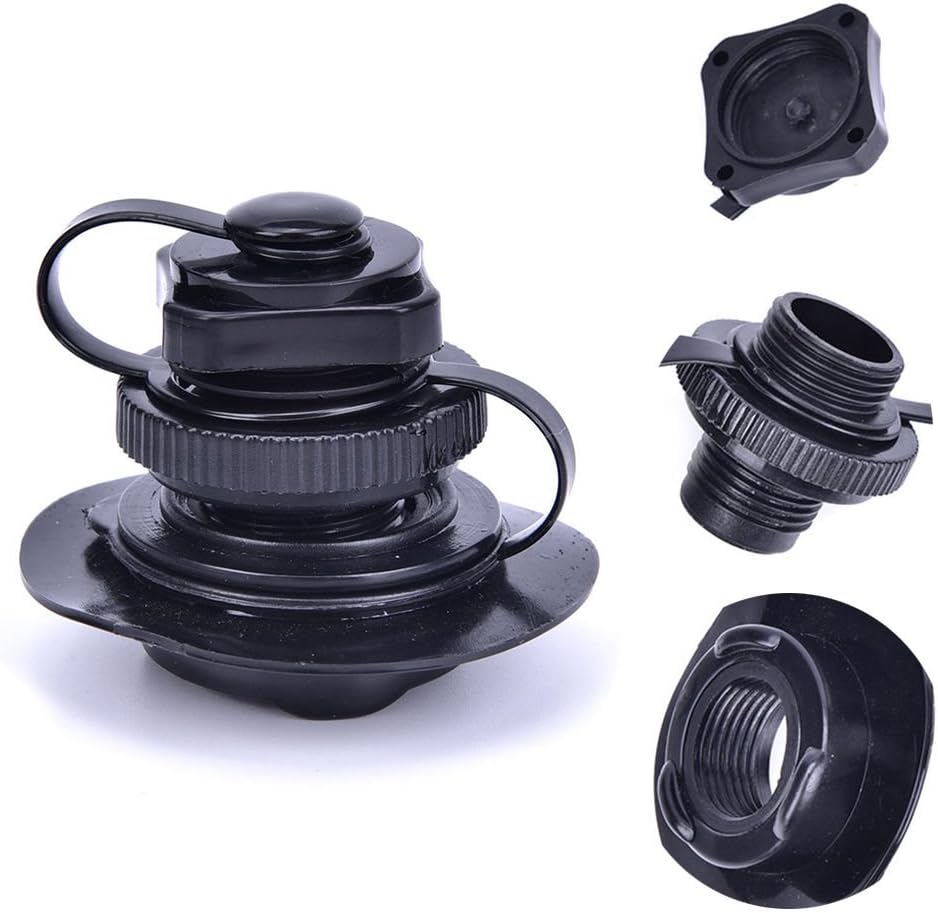 rylybons Inflatable Valve Inflatable Rib Air Valve Twist Lock for Bestway Mattress Airbed Jilong Boat Hot,Durable Replacement Screw Valve Inflatable Pool Boat Spiral Air Plug Air Bed