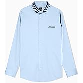 Armani Exchange Mens Long Sleeve Woven Button Down