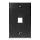 Leviton QuickPort Wallplate, Single
