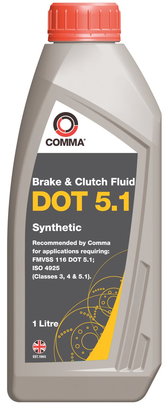 Comma BF51L 1L Dot 5.1 Synthetic Brake Fluid