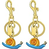 LSBDJDL Metal Snail Keychain Bag Charms Car Charms For Handbags For Tote Bags Keychains For Women