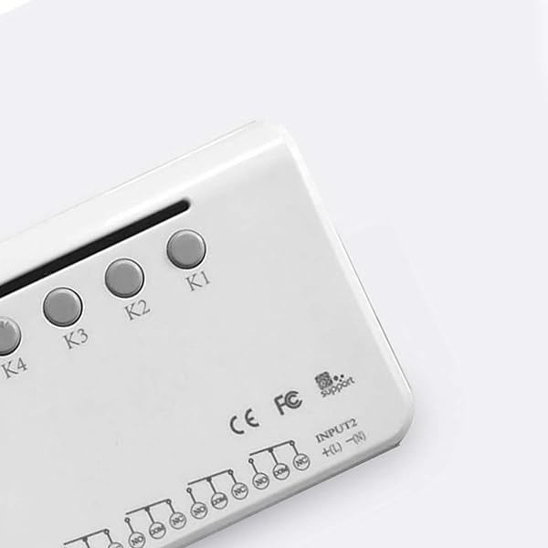 Blesiya 4 canales WiFi rel interruptor mdulo Smart Home Control remoto cc 5V DIY interruptor mdulo Compatible con Alexa Home