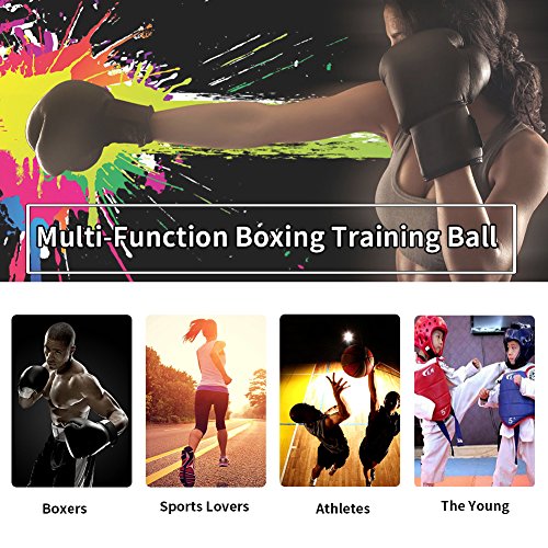 Angela&Alex Boxing Fight Ball, Reflex Ball Speed Reaction Train Equipment Fitness Accessories