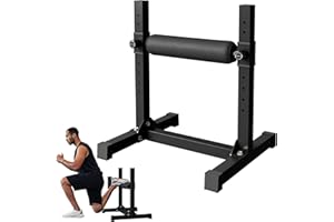 GMWD Bulgarian Split Squat Stand, Single Leg Squat Roller, Single Leg Squat Stand, Lower Body Specialty Machine