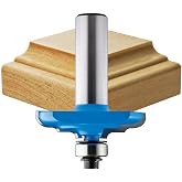 Decorative Ogee Router Bit, &frac12;&rdquo; Shank &ndash; Durable Router Edge Guide for Enhancing Doors &amp; Drawer Fronts - Decorative Edge Profiler w/ 600 Grit Diamond Wheel &ndash; Woodworking Tools for Cabinetry Projects