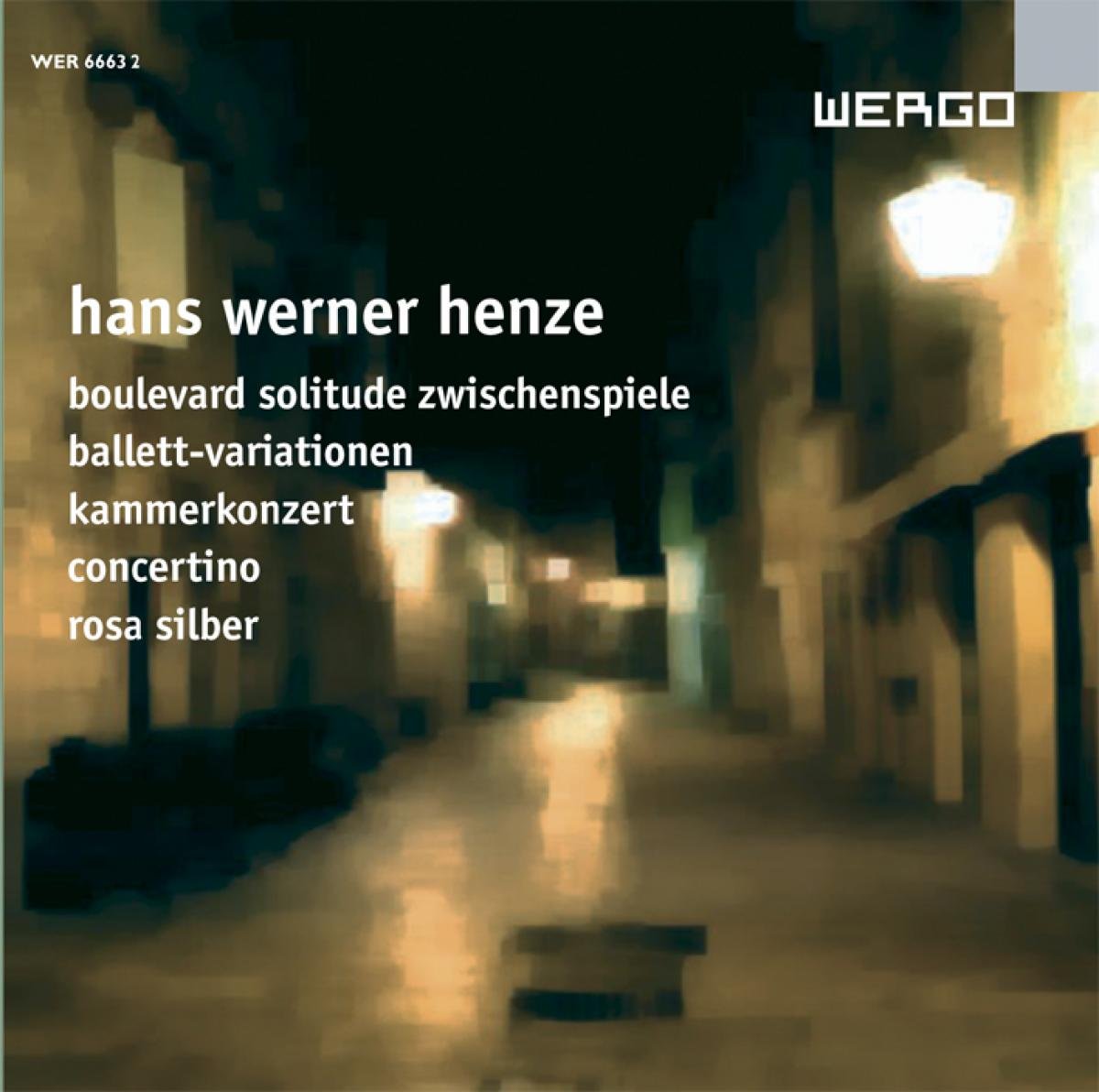 Henze - Boulevard Solitude & Other Orchetral Works