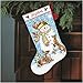 Dimensions Needlecrafts Counted Cross Stitch 'Winter Friends' Personalized Christmas Stocking Kit, 16