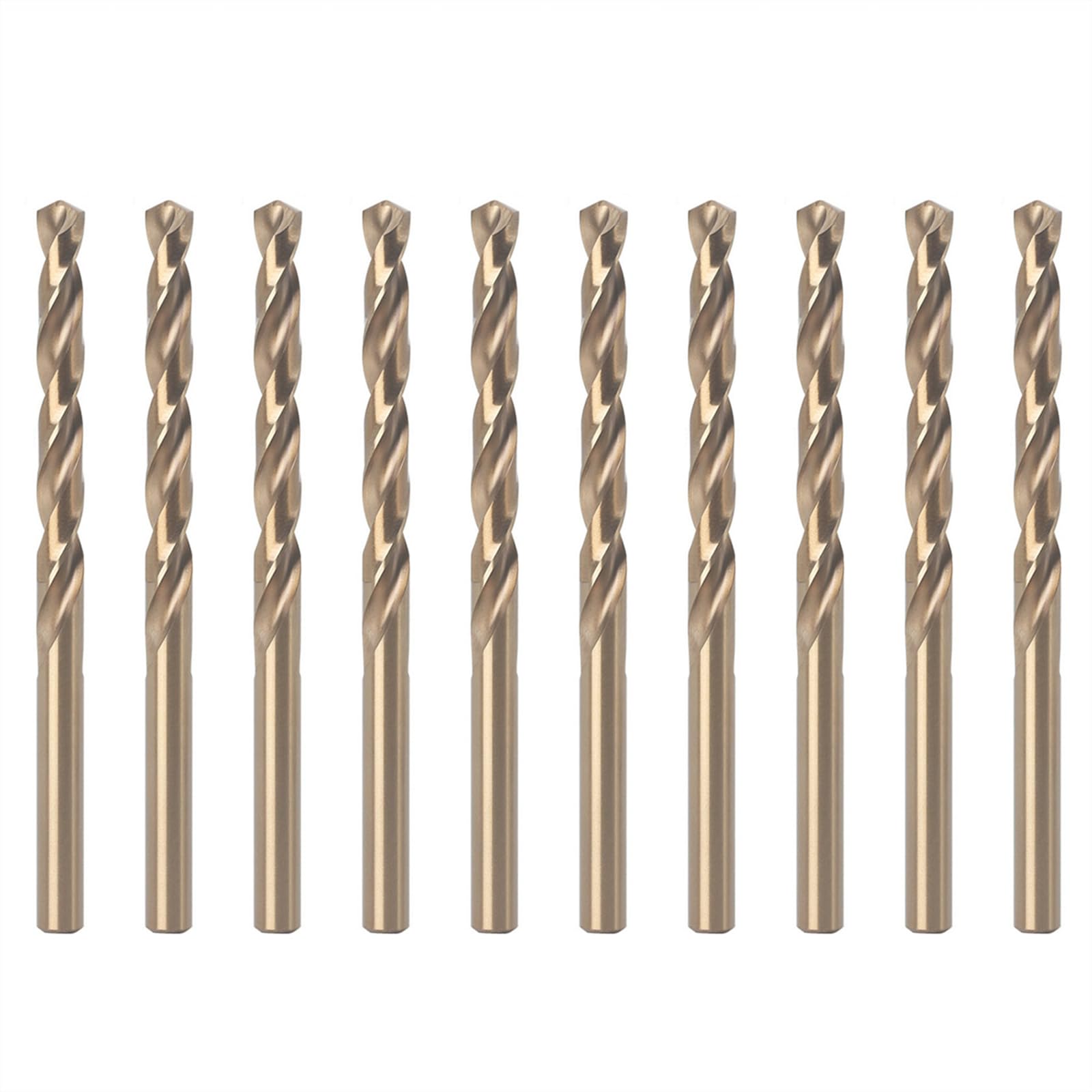 MACHSWON 1.6mm Straight Shank Steel Drill Bits,High-Speed Twist Drill Bit,Jobber Drill Bits,Versatile Mastery in Stainless Steel, Wood,10pc