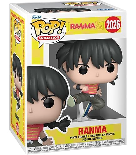 Funko Pop! Animation: R1/2 - Ranma - 1/6 de Probabilidades de Obtener la RARA Variante Chase - Ranma 1/2 - Figura de Vinilo Coleccionable - Idea de Regalo - Mercancia Oficial - Anime Fans