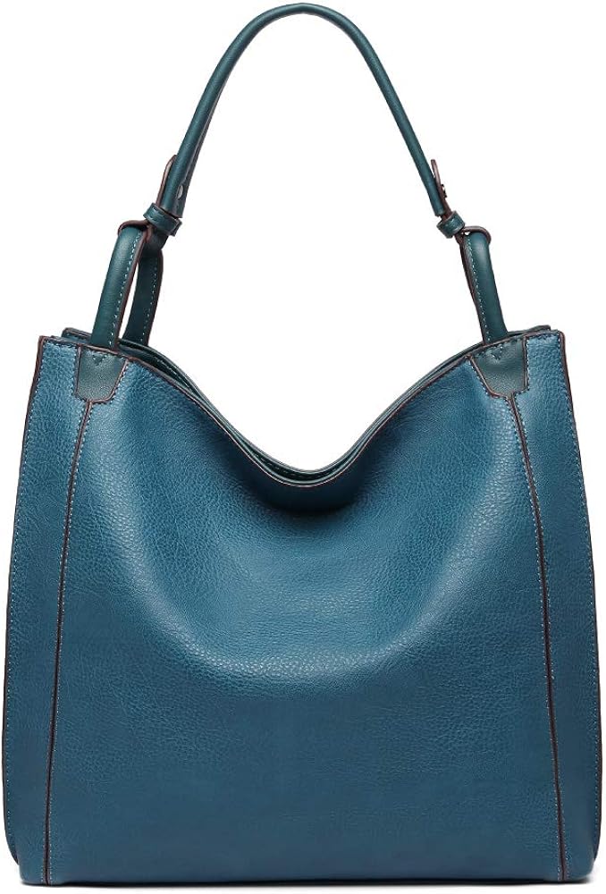 【グッシオ ベーシック】ワンショルダー トートバッグ 軽量 A4対応 PUレザー レディース 120849 ブルー