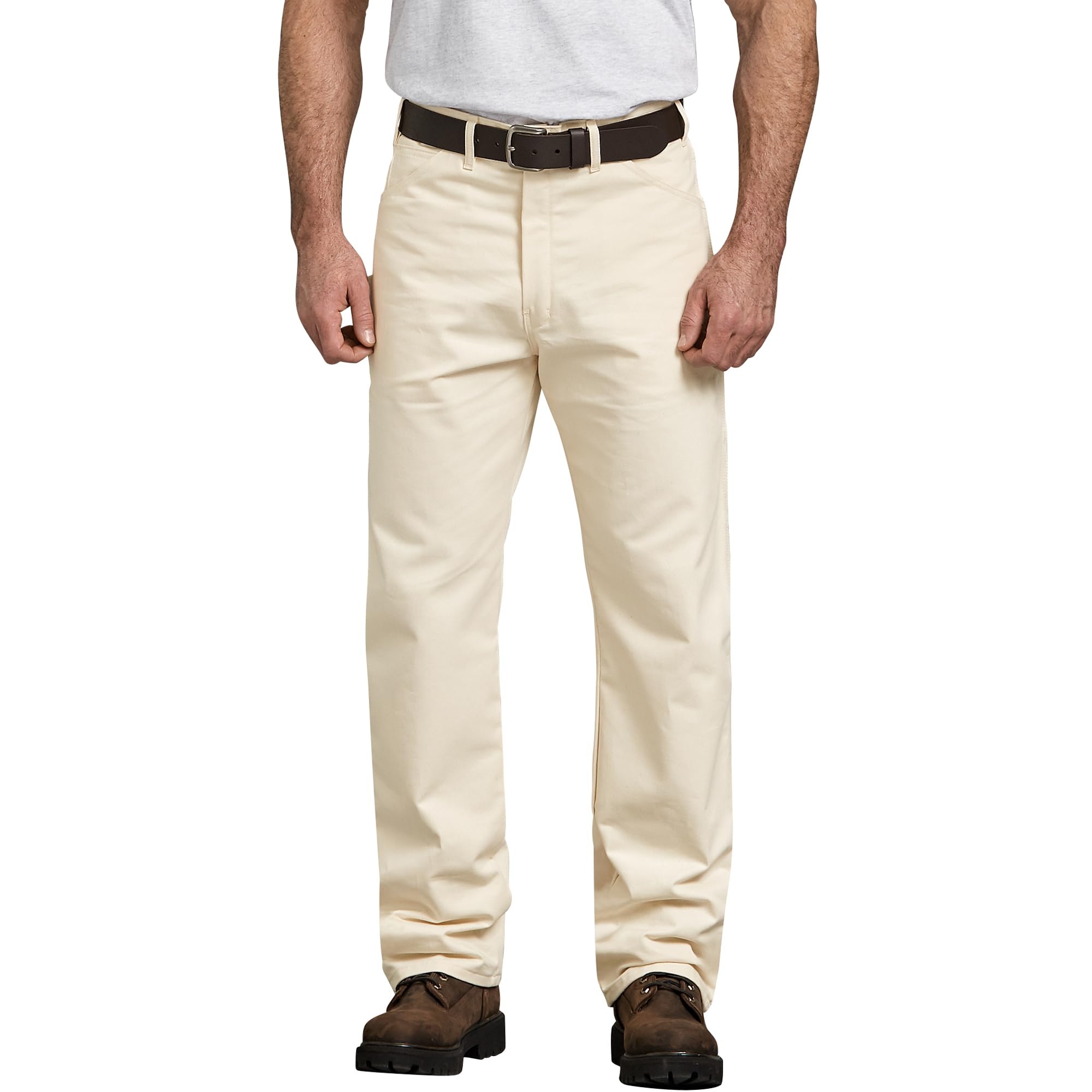 Dickies Men’s Painter’s Utility Pant Relaxed Fit, Natural, 38W x 34L
